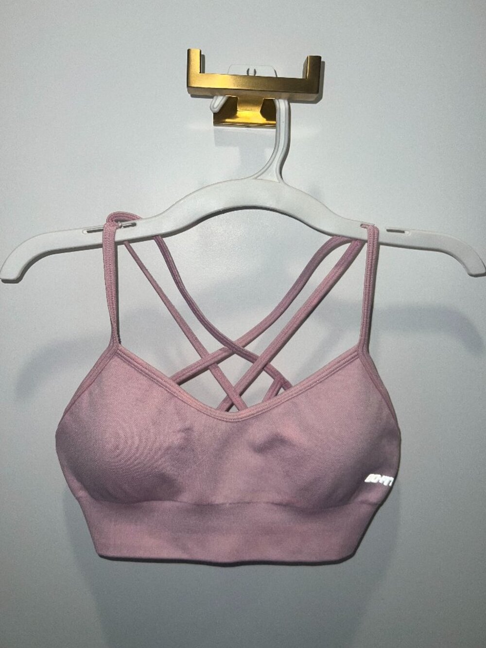 BO+TEE Super Sculpt Seamless Sports Bra in Pink - Size XS